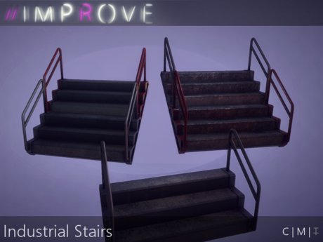 Second Life Marketplace - //IMPROVE Your Industrial Stairs